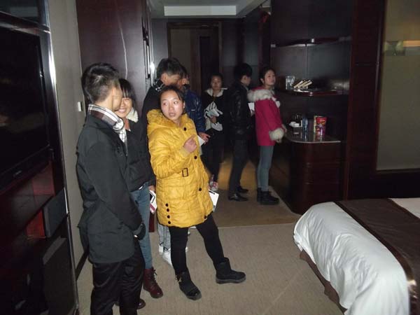 当代学员到杭州英豪酒店就业实习
